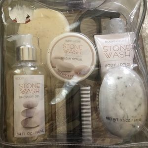Body nature stone wash bath set